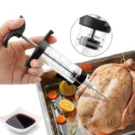 Meat Marinade Injector Syringe 30ml - BBQ Flavor Injector for Turkey, Chicken, Steak & Grilled Meat