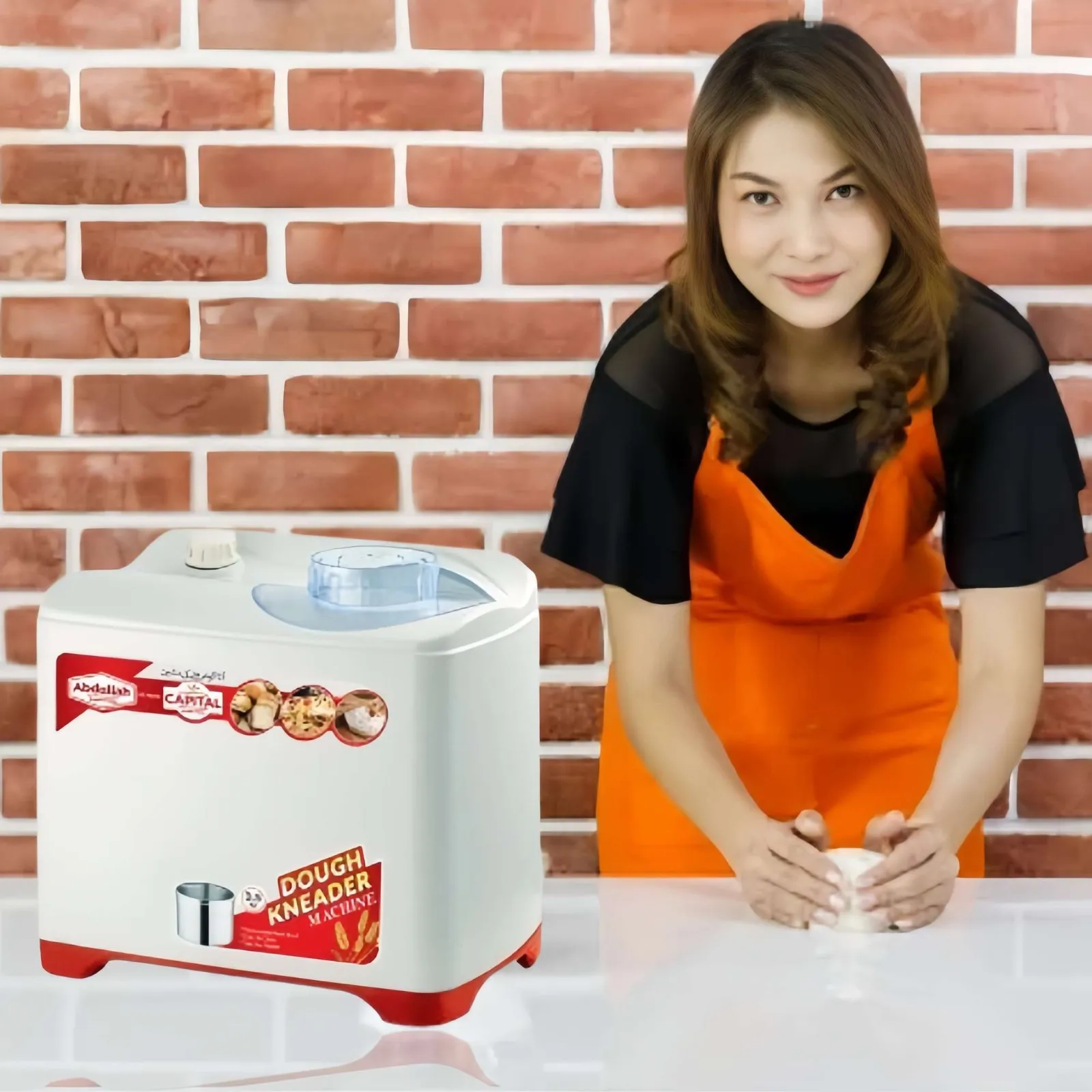 d4793c009ba68571d16f859c48bb8cef.jpg_2200x2200q80.jpg_ Abdullah Dough Kneader Machine AE390 High Top Model - 3.5kg Automatic Atta Maker & Flour Kneader for Home Kitchen - Image 1