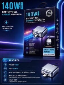 Smart 140W Battery Charging Protector with Overcharge Protection