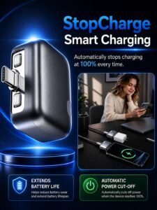 Battery Full Charge Separator Connected to Type-C Charging Device